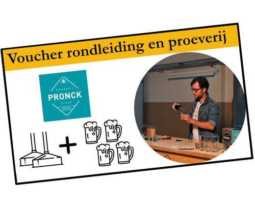 Bierproeverij + rondleiding voucher p.p. - Brouwerij Pronck