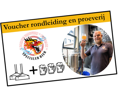 Rondleiding + bierproeverij voucher p.p. - Brouwerij D’n Draok